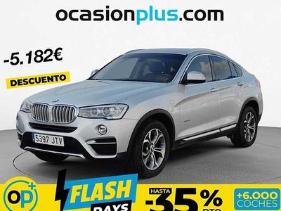 Usado BMW X4 190 CV (139 kW) 2016 Gris plata SUV
