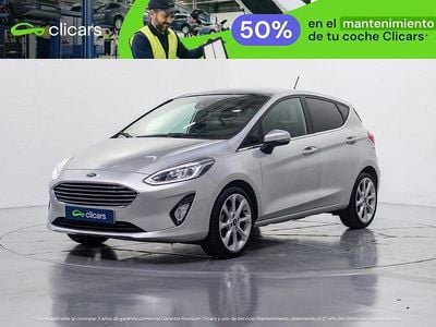 Usado Ford Fiesta Titanium 85 CV (62 kW) 2017 Gris Berlina