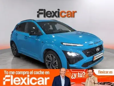 Usado Hyundai Kona N Line 120 CV (88 kW) 2023 Azul SUV
