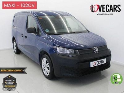 Usado VW Caddy Maxi 102 CV (75 kW) 2021 Azul Monovolumen