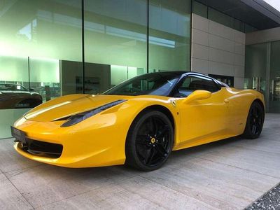 Usado Ferrari 458 570 CV (419 kW) 2012 Amarillo Descapotable