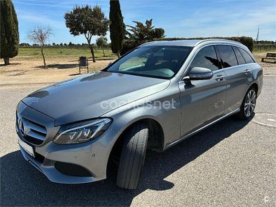 Usado Mercedes C220 Avantgarde 170 CV (125 kW) 2015 Gris / plata Familiar