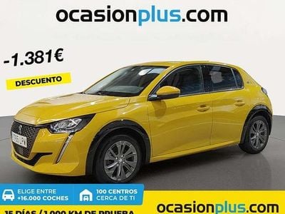 Amarillo Usado 2021 Peugeot e-208 Allure Utilitario | 12.000 € (Super precio)