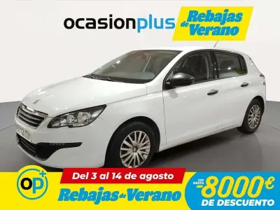 Usado Peugeot 308 Access 82 CV (60 kW) 2016 Blanco Utilitario