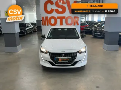 Usado Peugeot 208 Active 101 CV (74 kW) 2023 Blanco Utilitario