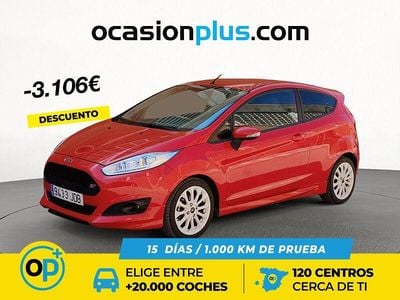 Rojo Usado 2015 Ford Fiesta Sport Utilitario | 7594 € (Buen precio)