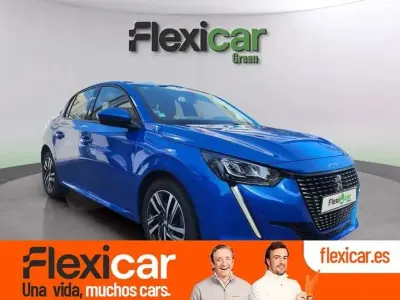 Usado Peugeot 208 Allure 101 CV (74 kW) 2020 Azul Utilitario