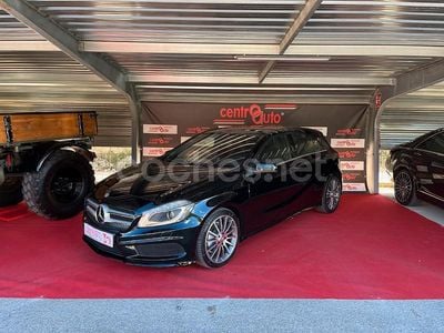 Usado Mercedes A180 AMG line 109 CV (80 kW) 2014 Negro Berlina