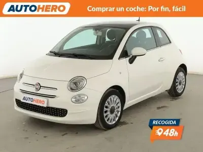 Usado Fiat 500 Lounge 70 CV (51 kW) 2019 Blanco Utilitario