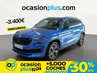 Usado Skoda Kodiaq SportLine 150 CV (110 kW) 2022 Azul SUV