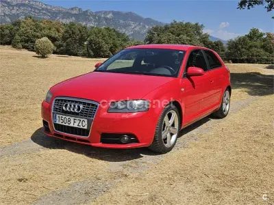 Usado Audi A3 Ambition 140 CV (102 kW) 2008 Rojo Utilitario