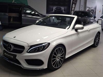Blanco Usado 2017 Mercedes C220 Descapotable | 26.900 € (Caro)