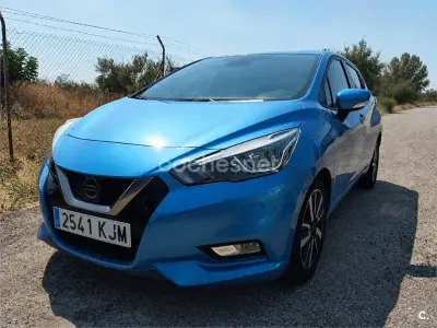 Usado Nissan Micra Acenta 73 CV (53 kW) 2018 Azul Utilitario
