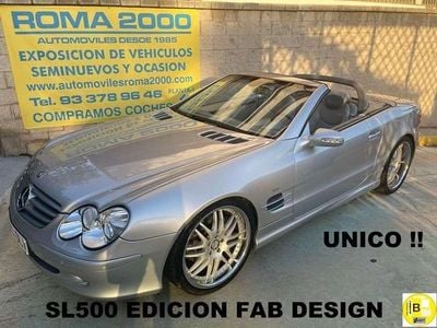Gris / plata Usado 2001 Mercedes SL500 Descapotable | 16.900 € (Precio justo)