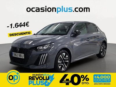 Usado Peugeot 208 Allure 100 CV (73 kW) 2025 Gris Utilitario