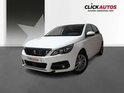 Usado Peugeot 308 Allure 110 CV (80 kW) 2021 Blanco Utilitario