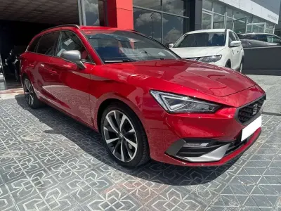 Usado Seat Leon ST FR 150 HP (110 kW) 2021 Vermelho Carrinha
