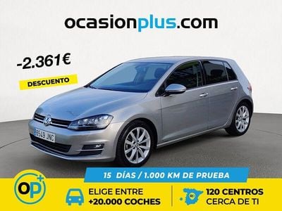 Gris Usado 2016 VW Golf VII Sportline Utilitario | 14.190 € (Precio justo)