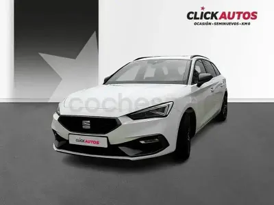 Usado Seat Leon FR 116 CV (85 kW) 2025 Blanco Familiar