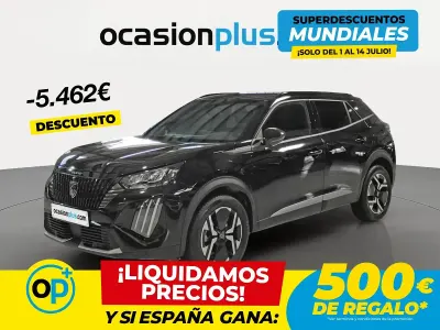 Usado Peugeot 2008 GT 130 CV (95 kW) 2024 Negro SUV