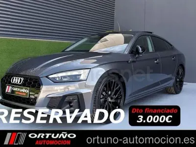 Usado Audi A5 Sportback S-Line 163 CV (119 kW) 2021 Gris / plata Utilitario