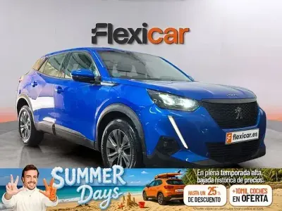 Usado Peugeot 2008 Active 100 CV (73 kW) 2021 Azul SUV