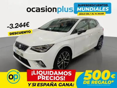 Usado Seat Ibiza XCELLENCE 110 CV (80 kW) 2022 Blanco Utilitario
