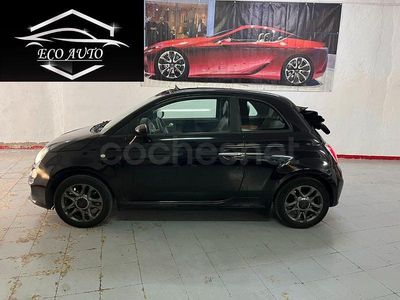 Usado Fiat 500 Pop 69 CV (50 kW) 2015 Negro Descapotable