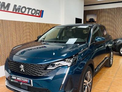 Usado Peugeot 3008 Allure 130 CV (95 kW) 2021 Azul SUV
