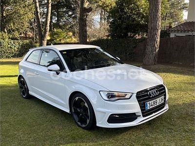 Usado Audi A3 S-Line 110 CV (80 kW) 2015 Blanco Berlina