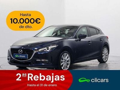 Azul Usado 2017 Mazda 3 Luxury Utilitario | 13.290 € (Buen precio)