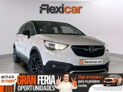 Käytetty Opel Crossland X Design Edition 102 HP (75 kW) 2019 Valkoinen Katumaasturi