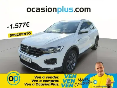 Usado VW T-Roc Sportline 150 CV (110 kW) 2018 Blanco SUV