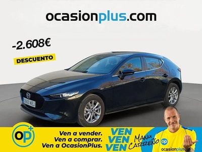 Usado Mazda 3 Prime-Line 140 CV (102 kW) 2025 Negro Berlina