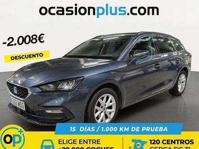 Usado Seat Leon ST Style 110 CV (80 kW) 2023 Gris Familiar