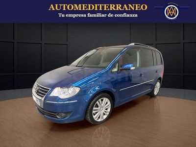 Azul Usado 2008 VW Touran Highline Monovolumen | 10.990 € (Caro)
