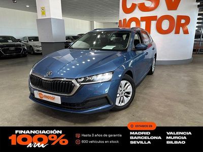 Azul Usado 2021 Skoda Octavia Familiar | 13.850 € (Buen precio)
