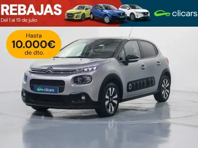 Usado Citroën C3 Feel 83 CV (61 kW) 2019 Gris / plata Utilitario