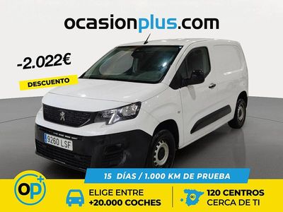 Usado Peugeot Partner Premium 73 CV (53 kW) 2021 Blanco Monovolumen