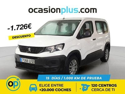 Usado Peugeot Rifter Access 100 CV (73 kW) 2020 Blanco Monovolumen
