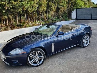 Usado Jaguar XKR 416 CV (305 kW) 2008 Azul Descapotable