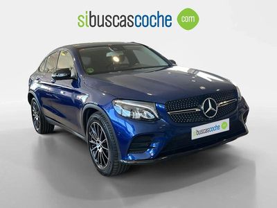 Usado Mercedes GLC250 AMG line 170 CV (125 kW) 2017 Azul