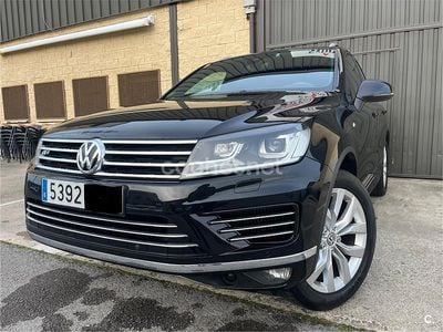 Negro Usado 2016 VW Touareg R-line SUV | 22.990 € (Precio justo)