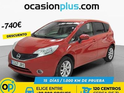 Usado Nissan Note Acenta 80 CV (58 kW) 2016 Rojo Utilitario