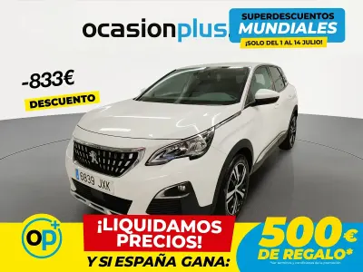 Usado Peugeot 3008 Allure 130 CV (95 kW) 2017 Blanco SUV