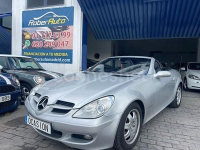Usado Mercedes SLK200 163 CV (119 kW) 2007 Gris / plata Descapotable