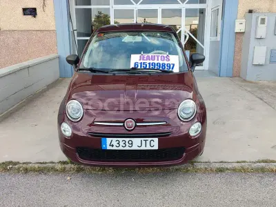 Usado Fiat 500 Pop 69 CV (50 kW) 2017 Granate Berlina