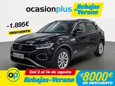 Usado VW T-Roc Life 110 CV (80 kW) 2024 Negro SUV
