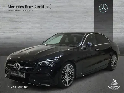 Usado Mercedes C220 200 CV (147 kW) 2021 Negro Berlina