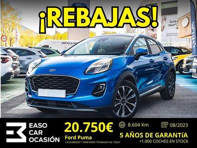 Azul Usado 2023 Ford Puma Titanium X Berlina | 25.500 € (Un poco caro)